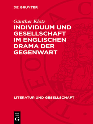 cover image of Individuum und Gesellschaft im englischen Drama der Gegenwart